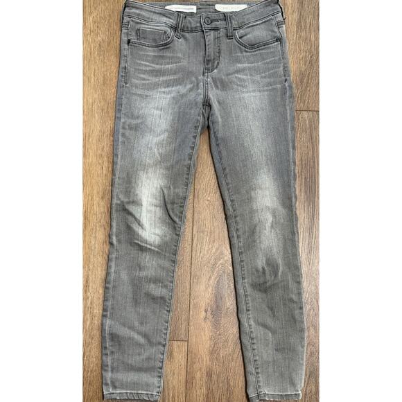 Pilcro and the Letterpress Gray Skinny Ankle Jeans Size 27 Stet Stretch Women's - Picture 1 of 3